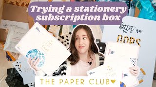 I Tried the Paper Clubs Stationery Subscription Box for 3 Months Is it good for bullet journaling [upl. by Otrebliw]