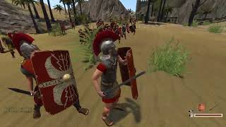 Romans invade Barbarians Town🤯  Bellum imperii MampB [upl. by Rehtnug356]