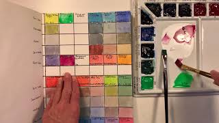 How to Set Up a Watercolor Palette Using the Color Wheel Based on Stephen Quiller’s Color Wheel [upl. by Asilrahc686]