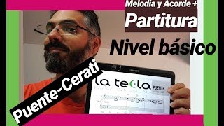 🎹🎹Canciones en PIANO para PRINCIPIANTES Puente  CERATI 😎Melodia  Cifrado [upl. by Samul865]