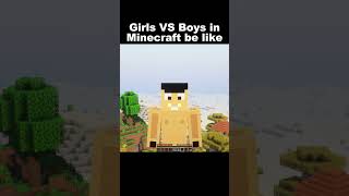 Girls VS Boys in Minecraft be like indiangamer hindigameplay minecraftfunny funny [upl. by Mcfadden]