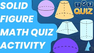 Solid Figure Math Quiz Activity for Kids  Learn Shapes with Exciting Challenges [upl. by Sicnarf102]