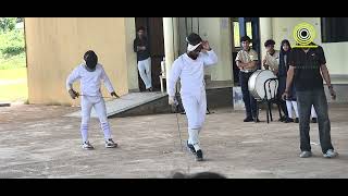 Fencing sports demonstration  Aura Global Schools Perinthalmanna [upl. by Niliac]