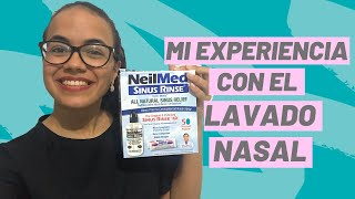 SINUS RINSE cómo usar en español 🤧  Lavado Nasal NEILMED [upl. by Valentijn360]