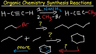 Organic Chemistry Synthesis Reactions  Examples and Practice Problems  Retrosynthesis [upl. by Urbannai]