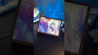 86 EightySix Light Up Painting Frame lightpainting animeart nightlight gift 86eightysix [upl. by Yzdnil]