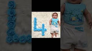 Monthly photoshoot ideas of baby 😍 trendingphotoshootideasbabyshortsfeed shortsviralshorts [upl. by Analart]