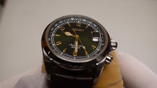 Seiko Alpinist Prospex 2020 Unboxing amp Review  Model SBDC091SPB121J1 [upl. by Relyhcs]