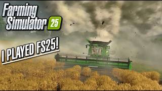 🔥 I PLAYED FARM SIM 25 BEFORE ANYONE ELSE 🔥 [upl. by Mortie]