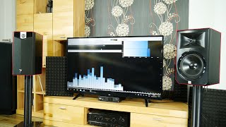 Focal vs JBL studio speakers sound test PART 1 [upl. by Airamana920]