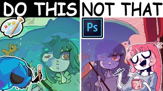 MY PROBLEM WITH LAVENDERTOWNE  MSPaint VS Photoshop art rant [upl. by Nimref]