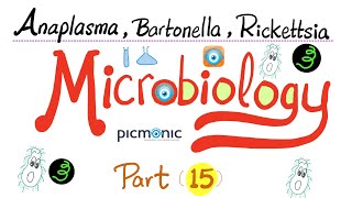 Picmonic Microbiology  Anaplasma Bartonella Coxiella Ehrlichia Rickettsia  Part 15 [upl. by Engis788]