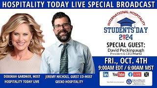 Hospitality Today Live IHSD24 recap with David Peckinpaugh [upl. by Suckram]