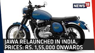 Jawa Relaunched in India  Nostalgia Overdose With Retro Bike [upl. by Ahsirtal]