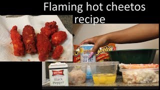 How to cook flaming hot cheetos lobster tails and king crab legs [upl. by Htrag]