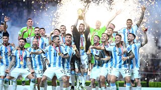 Argentina and Lionel Messi are crowned World Cup champions [upl. by Ennoryt303]