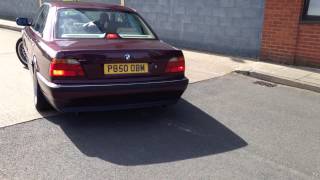 bmw e38 735i sound [upl. by Oretos]