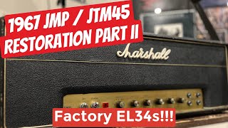 1967 Marshall JMPJTM45  RESTORATION PART II [upl. by Drain267]