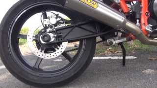 KTM duke 690  Soundcheck  exhaust ARROW xkone x [upl. by Delos137]