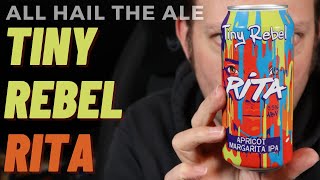 TINY REBEL  Rita Apricot Margarita IPA Review [upl. by Bashuk]