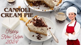 Cannoli Cream Piehow to make cannoli the easy way [upl. by Yahiya]