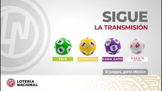 Sorteo Chispazo Clásico 10770 Tris Clásico 32932 Gana Gato 2744 y Melate Retro 1457 [upl. by Clara431]