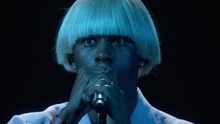 Tyler The Creator  EARFQUAKE  NEW MAGIC WAND Live at the 2020 GRAMMYs [upl. by Auvil386]