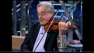 Itzhak Perlman play Paganini Caprice 24 ao vivo no programa do Jô Soares [upl. by Anidem249]