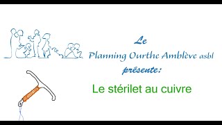 Cest quoi le stérilet au cuivre [upl. by Bette-Ann]