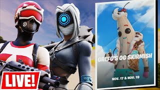 🔴 FORTNITE OG SKIRMISH CUP LIVE Grefg Duo Tournament Gameplay Fortnite Battle Royale [upl. by Eecats]