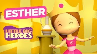 Esther  Bible Stories for Kids  Little Big Heroes [upl. by Ainadi22]