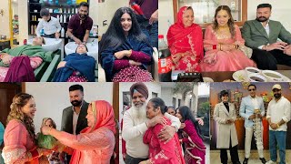 NEWLY WEDDED COUPLE DE NANKIAN DI PEHLI ROTI  CANADA VISA AGEYA  PEKEYAN DI KHUSHI  INDER amp KIRAT [upl. by Rednasxela477]