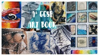 A GCSE Art Book  FULL MARKS Yr 10 [upl. by Lucinda]