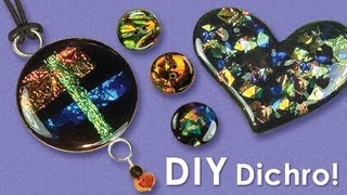 Little Windows  how to make Dichro Resin Jewelry [upl. by Maryellen624]