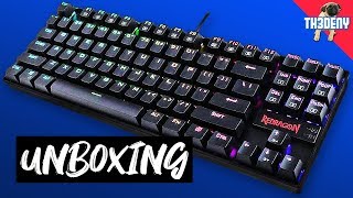 REDRAGON KUMARA Mechanikus Gamer Billentyűzet  UNBOXING [upl. by Korfonta705]