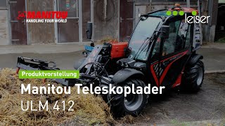 ULM 412  Manitou Teleskoplader für die Landwirtschaft [upl. by Eillit]