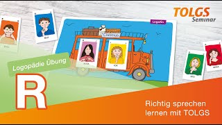 Logopädie Übung für Kinder – Silben mit R [upl. by Turne]