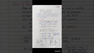 Chemical Kinetics Notes  Class 12  Chemistry  NEET  HSC  CBSE neet chemistry class12 aiims [upl. by Mungo]