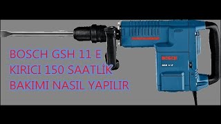 Bosch GSH 11 E 150 Saatlik Bakım Nasıl Yapılır  Bosch GSH 11E Disassembly [upl. by Mobley]