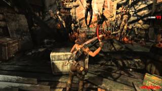 Guia Tomb Raider 2013 Dificil 100 Poblado de Chabolas 817 [upl. by Ayeka387]