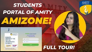 Students Portal Of Amity University Amizone Tour  Must Watch 😲⚠️ [upl. by Nyrraf936]