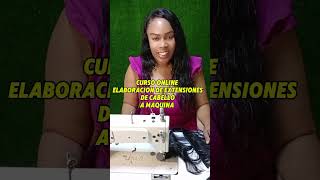 Curso Elaboración de extensiones a máquina Online youtubeshorts cursoonline hairextensions [upl. by Melton]