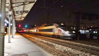 TRÈS RARE TGV TER Normandie  TGV Atlantique sur Paris StLazare  Le Havre  croisement 2N NG [upl. by Mialliw]