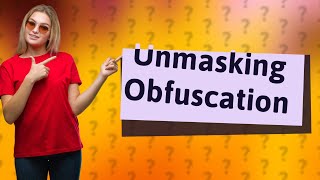 What is the fallacy of obfuscation [upl. by Eimrej]