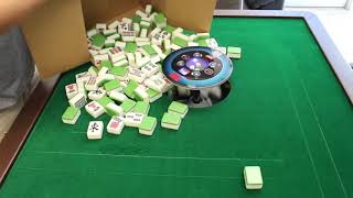 How to load mahjong tiles to automatic mahjong table Filipino Chinese American Styles usamjtable [upl. by Airotkiv]