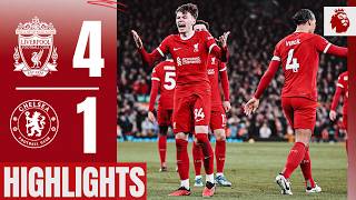 Brilliant Reds Score Four Liverpool 41 Chelsea  HIGHLIGHTS [upl. by Jakob]