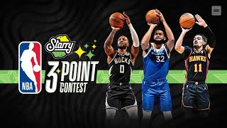 The FULL 2024 NBA Starry 3PT Contest 🎯  2024 NBA AllStar [upl. by Vite]