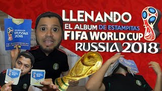 🏆ÁLBUM DE ESTAMPITAS DEL MUNDIAL RUSIA 2018⚽ [upl. by Nevla]