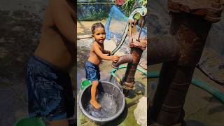 Village Children talent mindblowing 🙏 summer babyshorts kidsvideo mohsina [upl. by Petes]