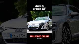 The Audi S eTron GT is a Masterclass in Electric Car Design [upl. by Gannie619]